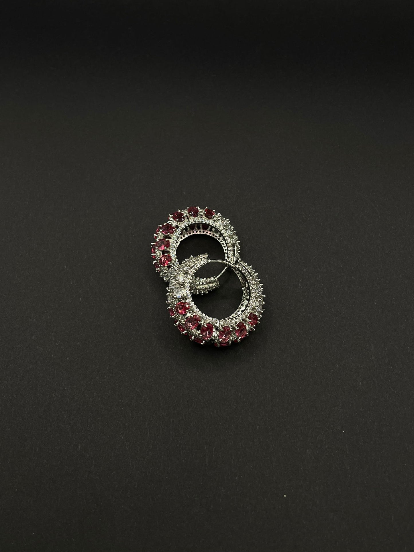 Ruby Forever Hoops - Stone Stories