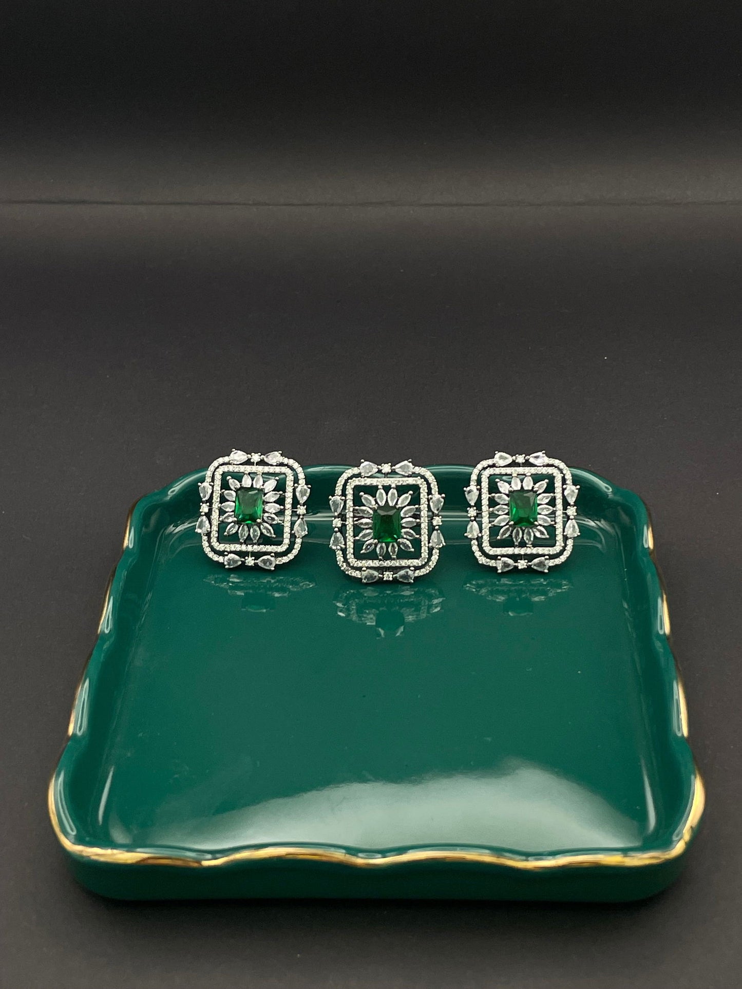 ERS Square Emerald Set - Stone Stories