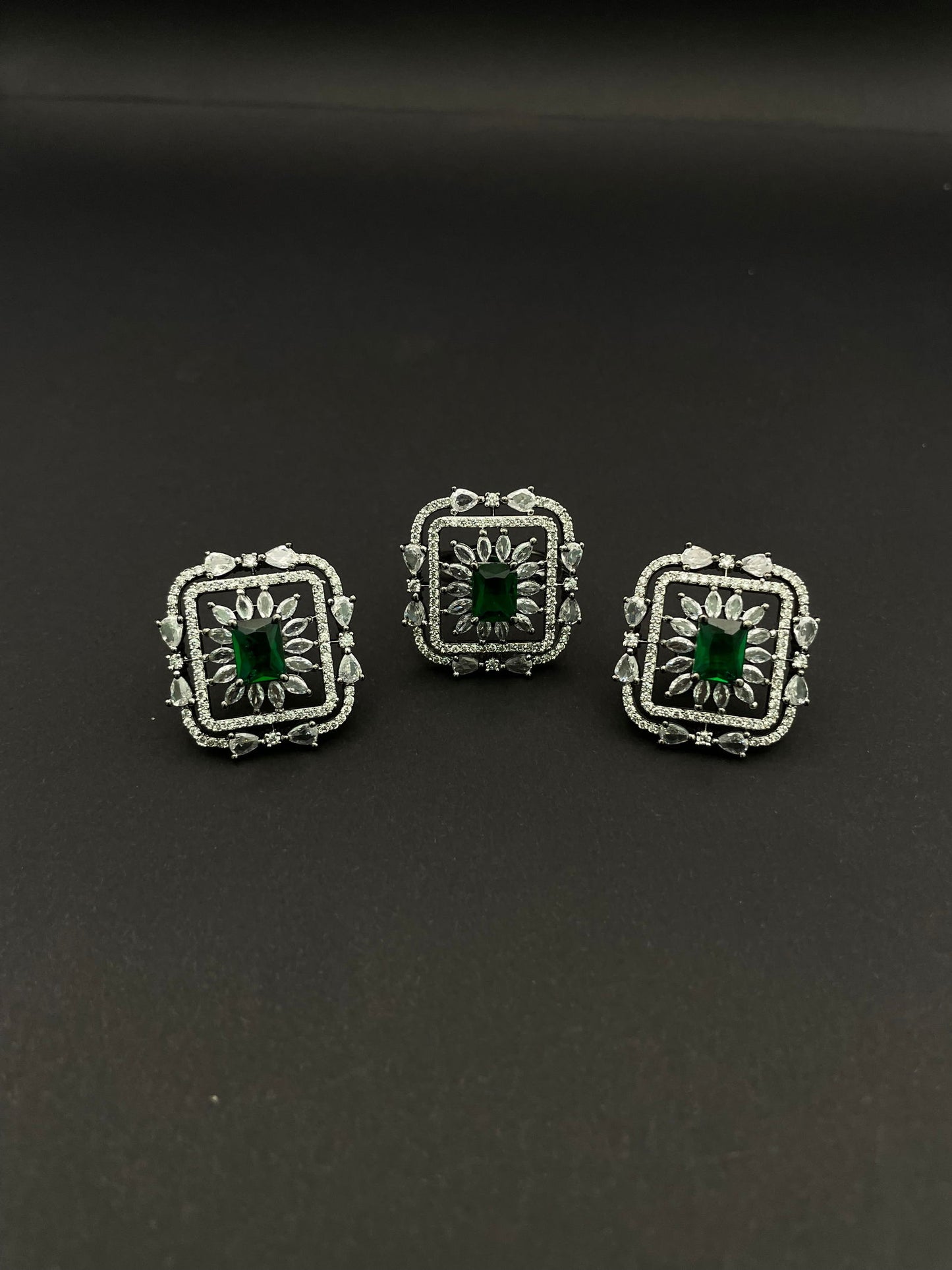 ERS Square Emerald Set - Stone Stories