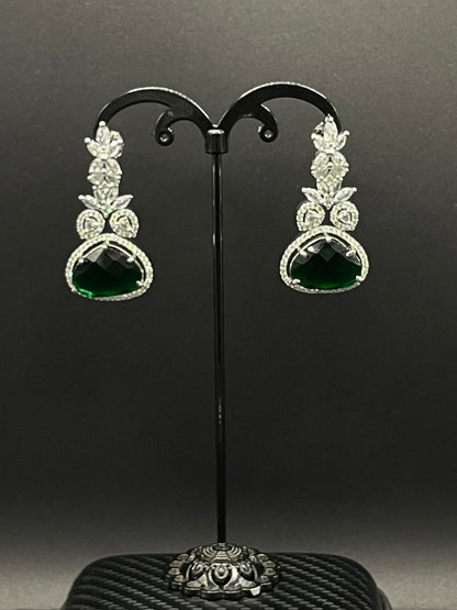 Emerald Pretty Drop Earring - Stone Stories