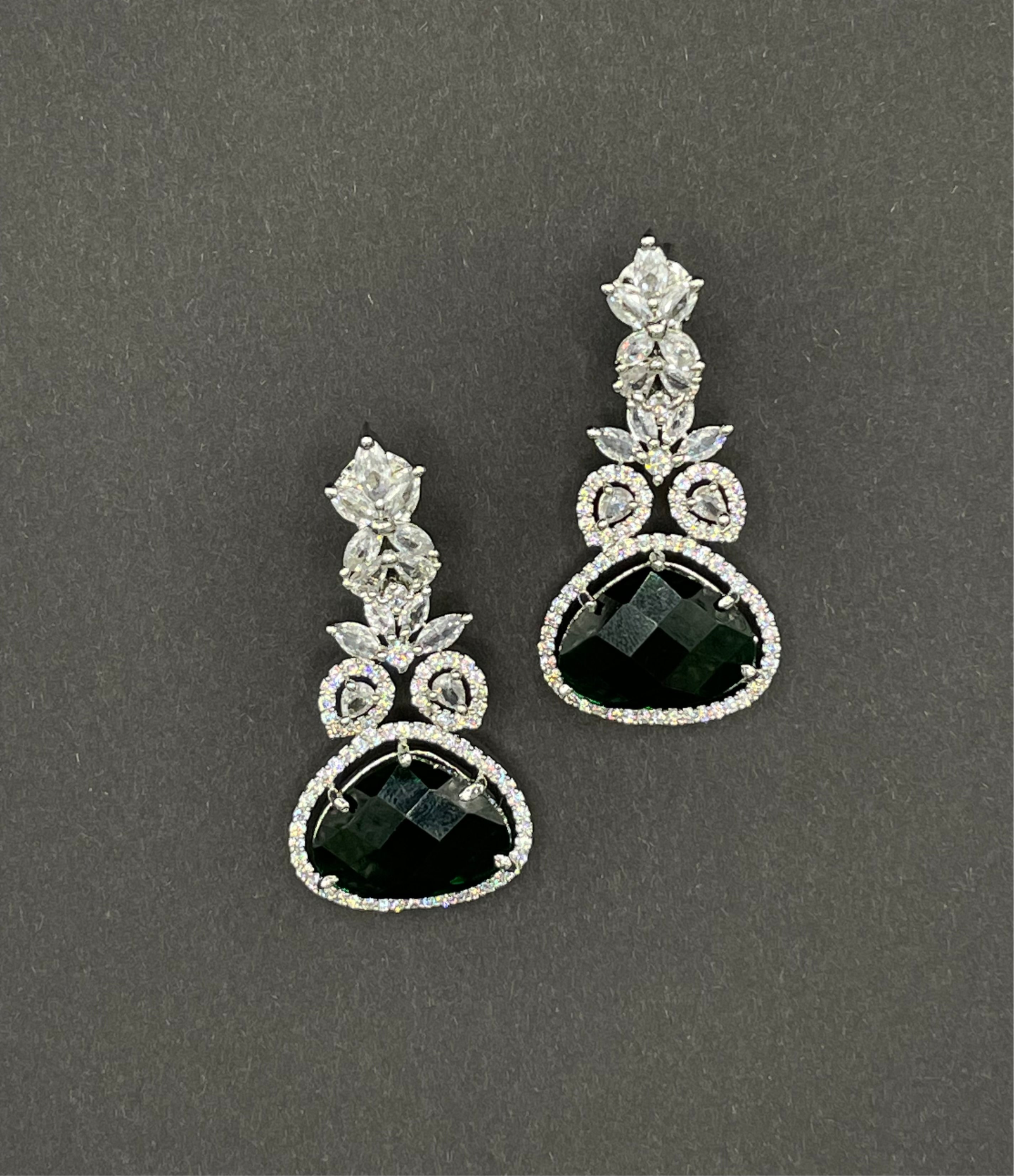 Emerald Pretty Drop Earring - Stone Stories