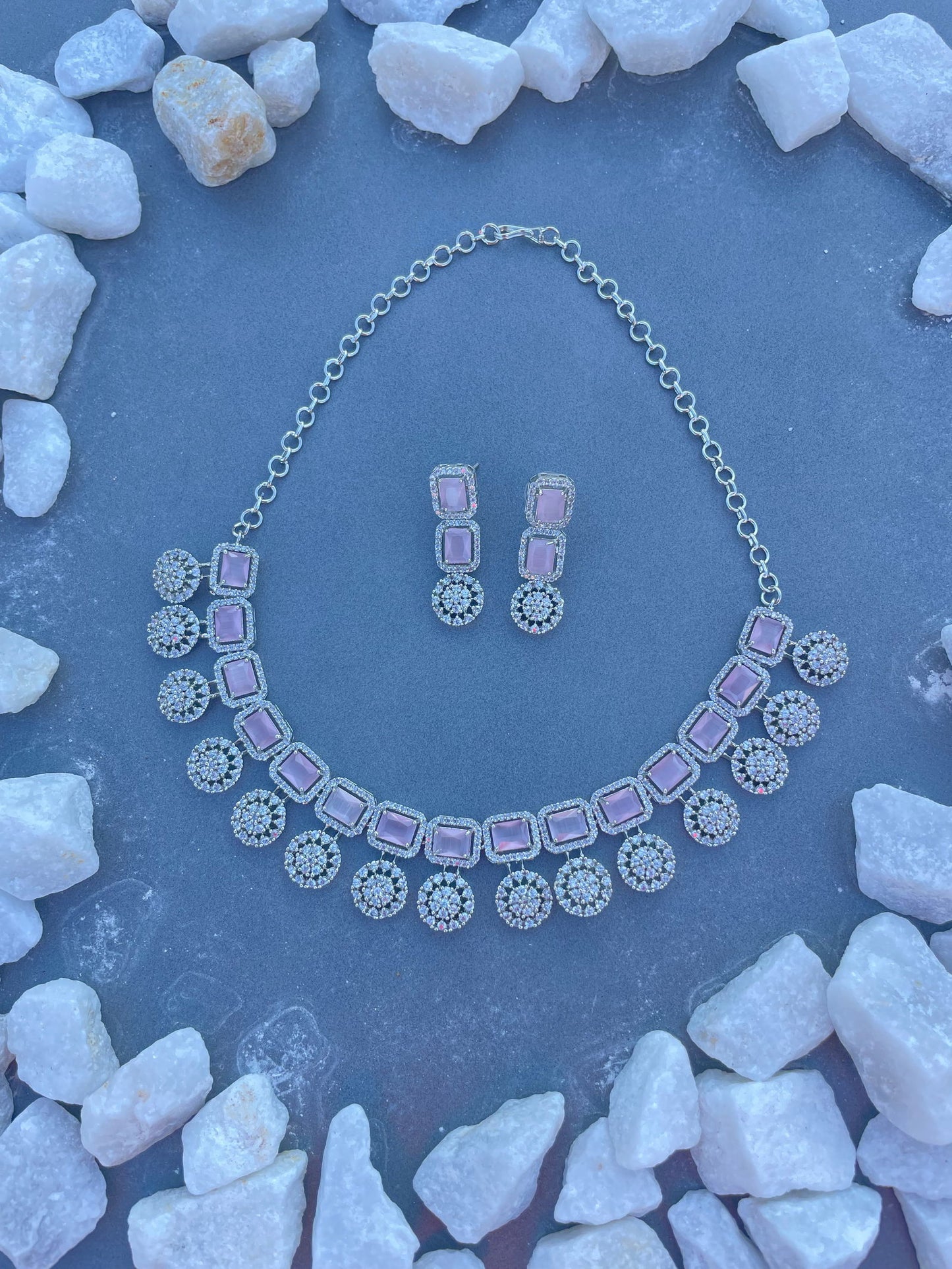 Halo Necklace Set - Stone Stories