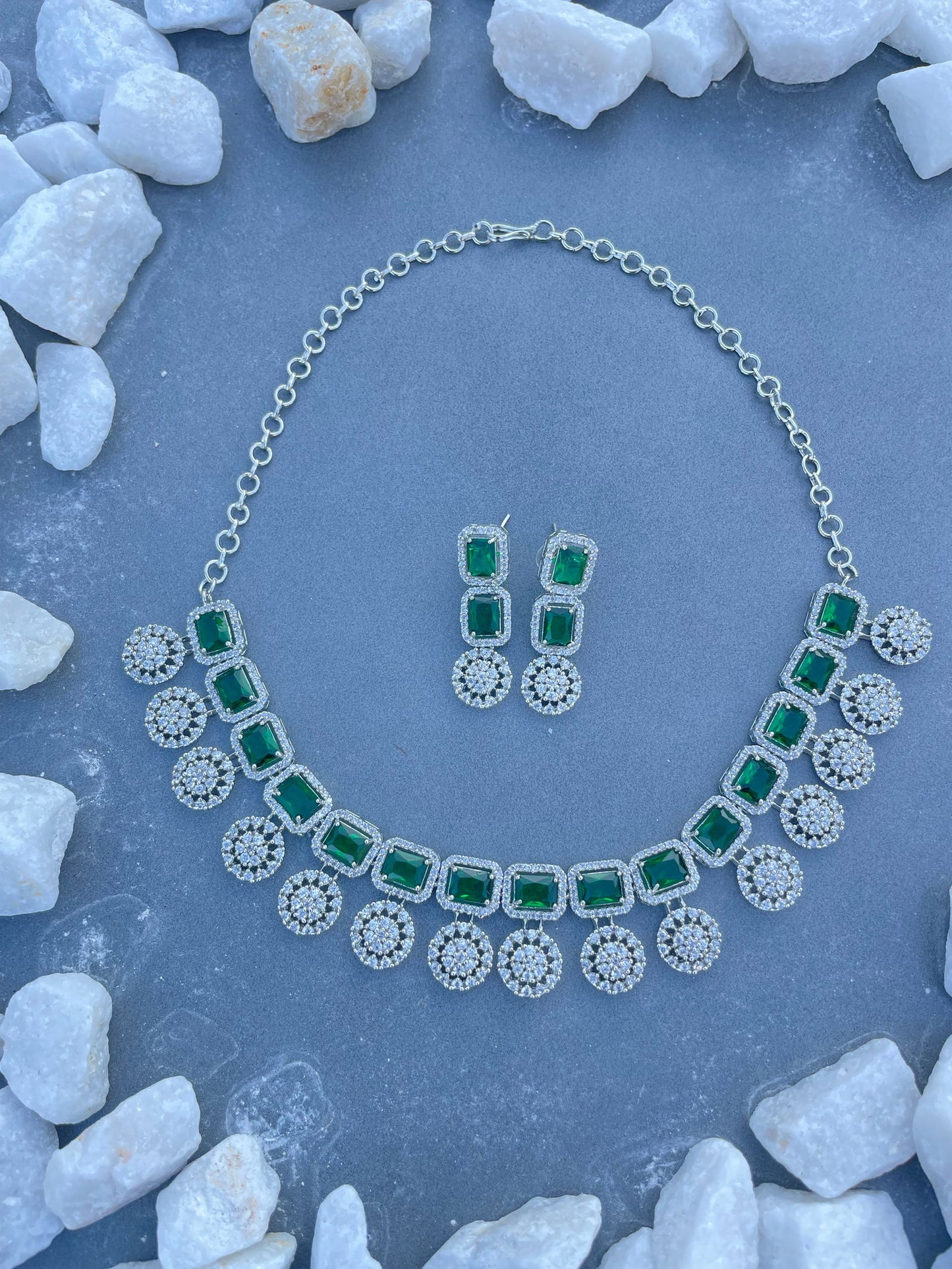 Halo Necklace Set - Stone Stories