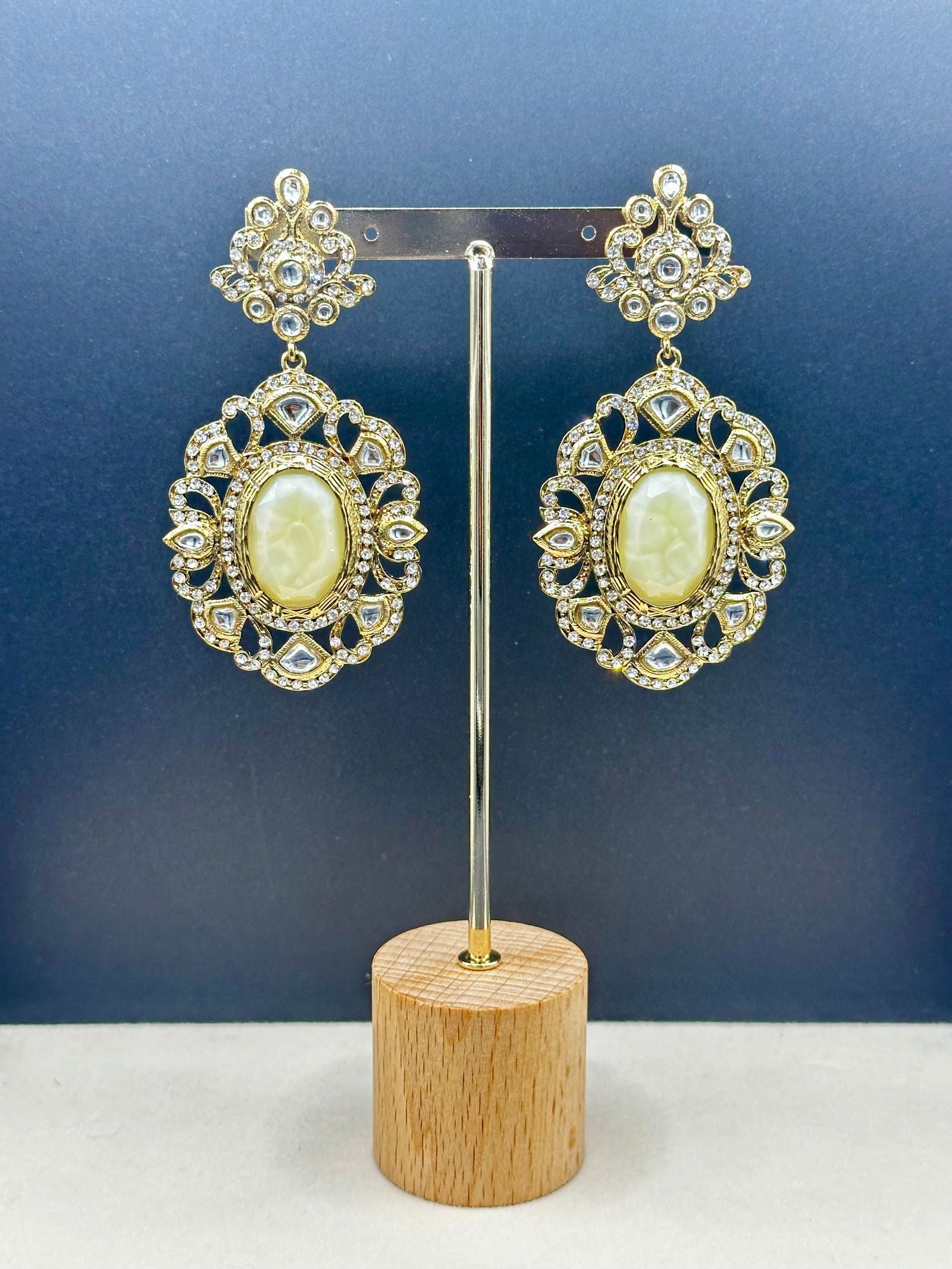 Mother of pearl Victorian Earrings - Stone Stories