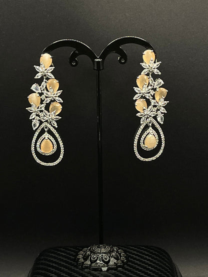 Peach Bouquet Earring - Stone Stories