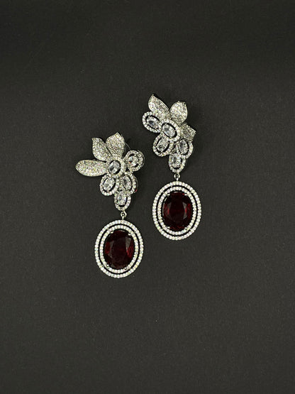 Red Petal Earring - Stone Stories