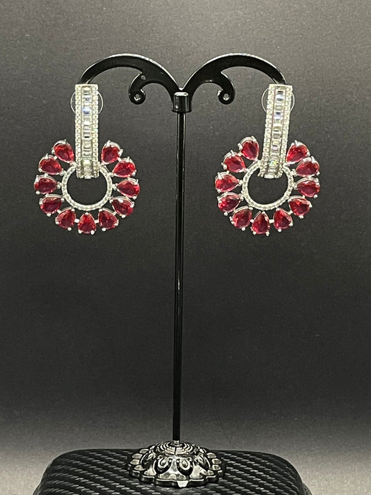 Ruby Elegance Earring - Stone Stories