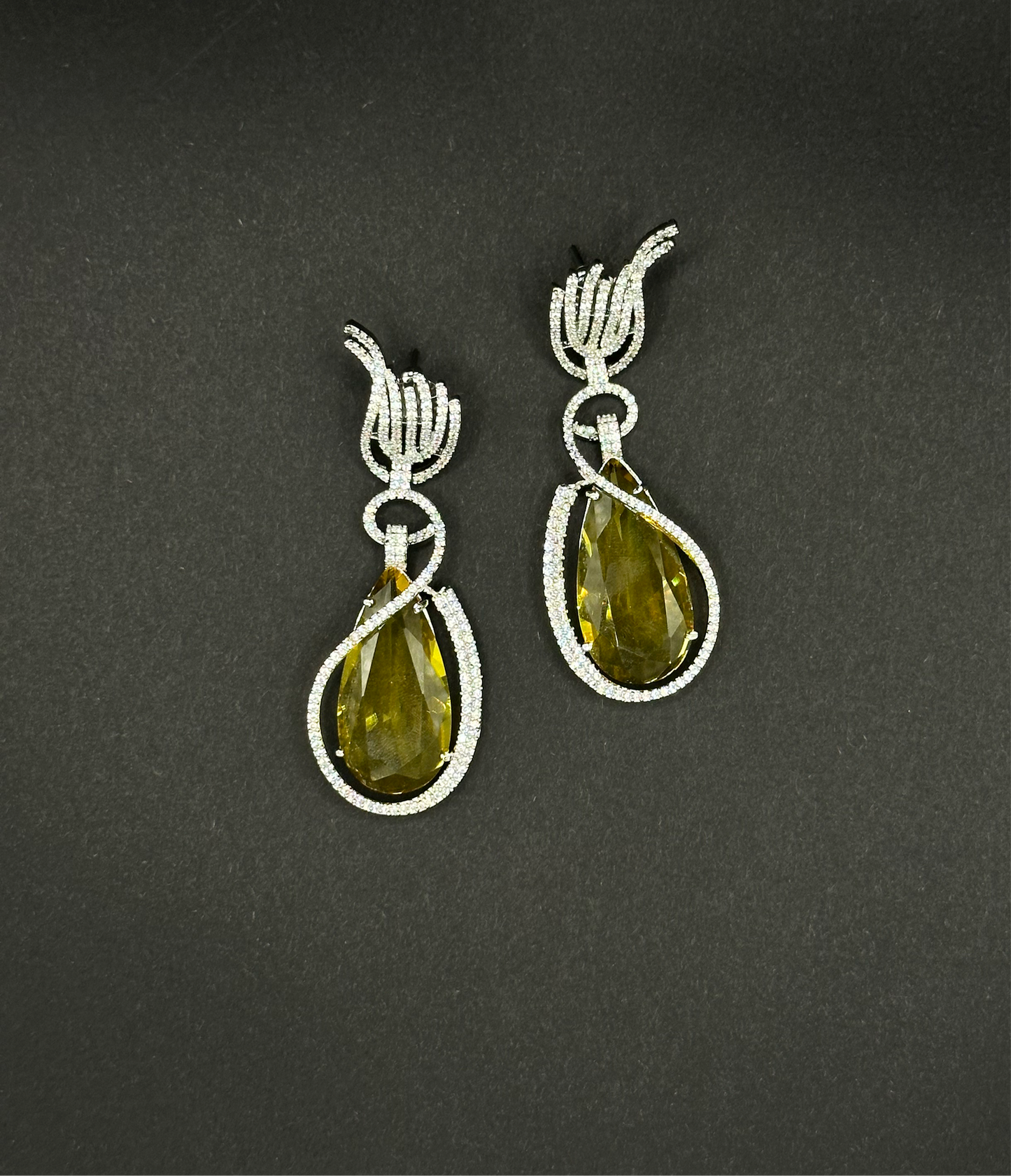 Yellow Dancing Queen Earring - Stone Stories